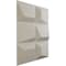 Ekena Millwork 19 5/8in. W x 19 5/8in. H Stratford EnduraWall Decorative 3D Wall Panel Covers 2.67 Sq. Ft. WP20X20STGBW - alternate 6